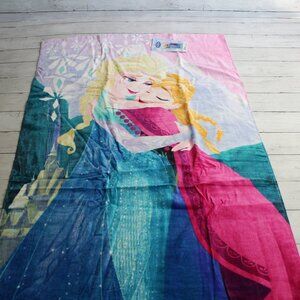 Disney Frozen Beach Towel Elsa Anna 100% Cotton